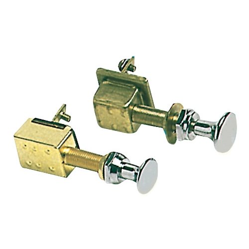 OSCULATI Pulsante Ottone Cromato 15 x 25 mm