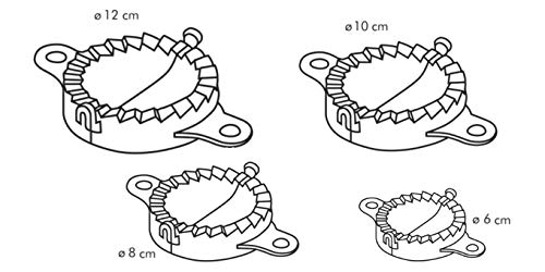 Tescoma Delicia 630880 Set 4 per Ravioli e Panzerotti