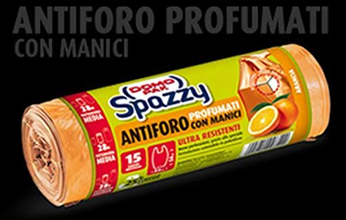DOMOPAK SPAZZY ANTI FORO 52 X 54 CON MANIGLIE ARANCIA 15 PEZZI