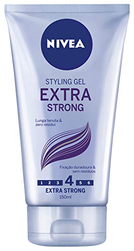 Nivea Styling Gel Extra Strong, Gel per Capelli a Lunga Tenuta , 4 Pezzi da 150 ml