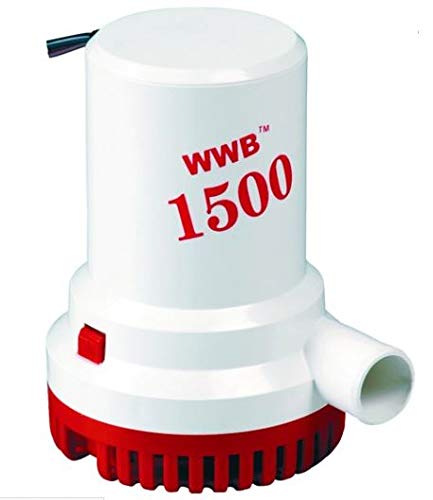 POMPA DI SENTINA di Grande Portata 1500GPH Ø 29 MM 12V 8A
