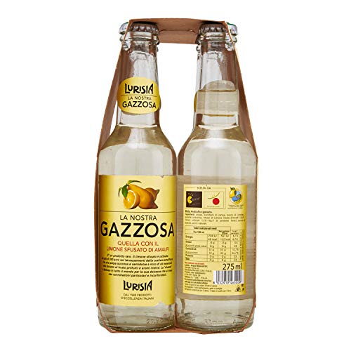 Lurisia Gazzosa Bibita Analcolica Gassata, 4 x 27.5cl