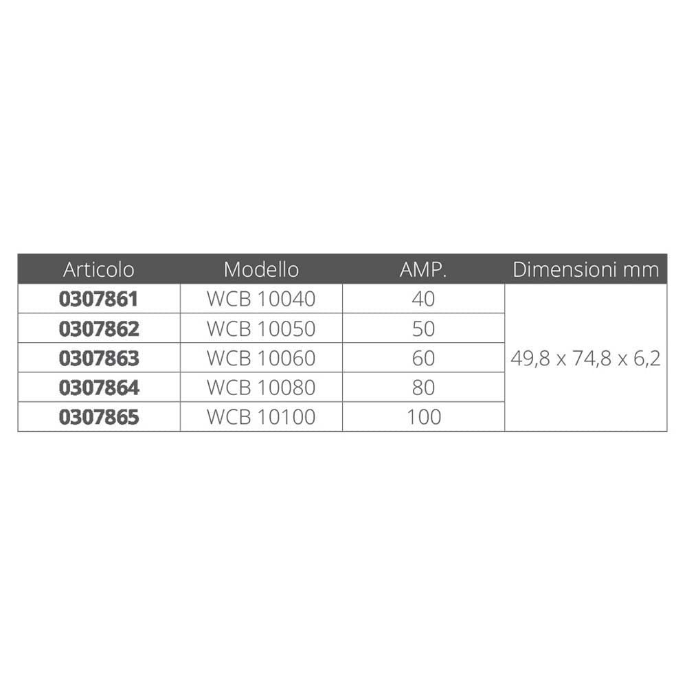 Quick Interruttore magneto idraulico WCB (Interruttore magneto idraulico - 100A cc)