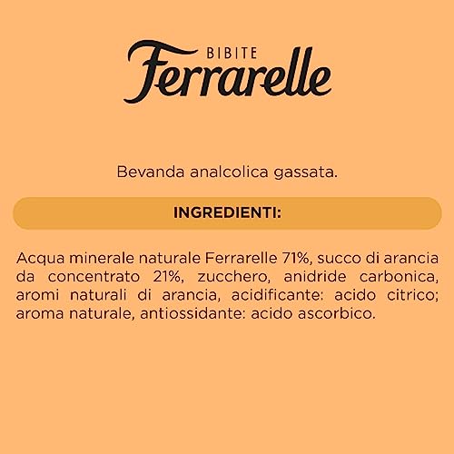 Ferrarelle Aranciata, 12 lattine x 0.250L