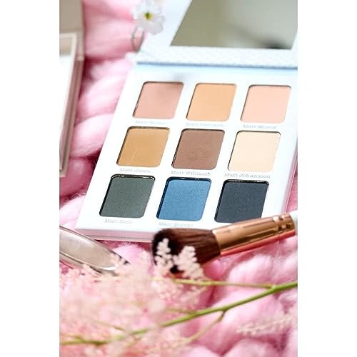 theBalm Meet Matte Ador Matte Palette di ombretti, confezione da 1 (1 x 21,6 g)