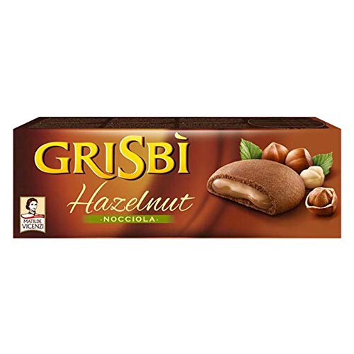 10 x 150gr VICENZI GRISBI' BISCOTTI CACAO RIPIENI NOCCIOLA