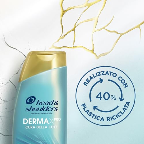 Head & Shoulders DERMAXPRO Shampoo Antiforfora Azione Idratante Per La Cute Secca, Con Latte Di Cocco