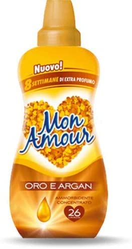 3 X Mon Amour Ammorbidente Oro e Argan Ammorbidente Concentrato 650 ML
