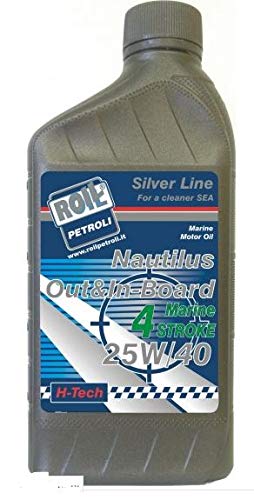 ROIL NAUTILUS OUT&IN-BOARD 4 STROKE 25W/40 1 lt