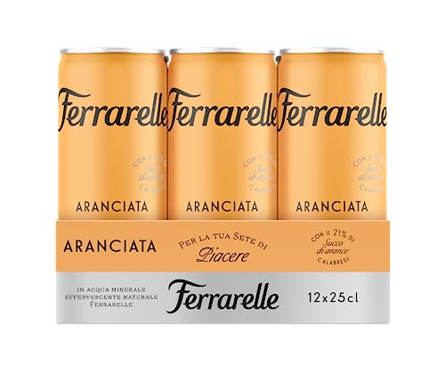 Ferrarelle Aranciata, 12 lattine x 0.250L