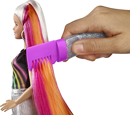 Barbie FXN96 - Bambola per capelli arcobaleno
