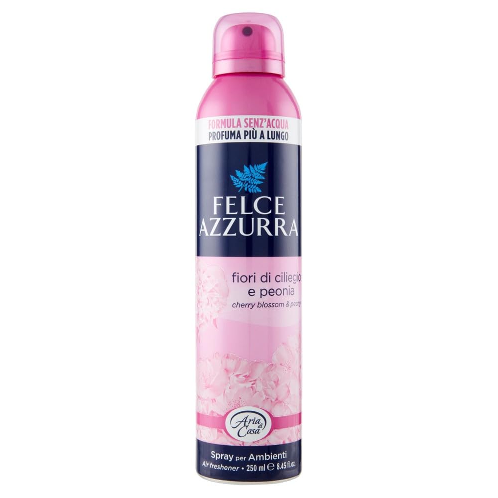 10 confezioni di test Felce Azzurra Deodorante Ambienti, deodorante spray per ambienti, 250 ml