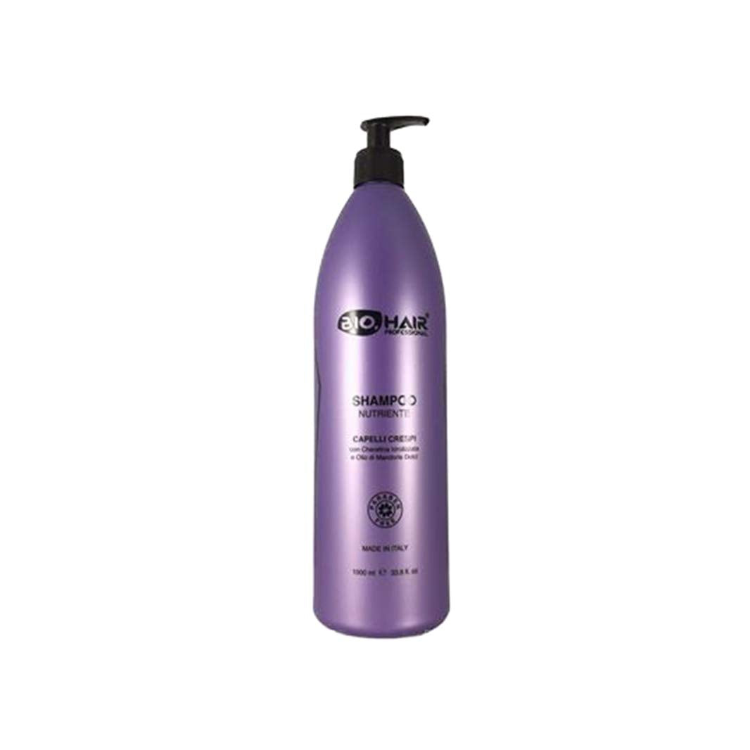 Shampoo nutriente BIOHAIR con keratina e olio di mandorle dolci 1000 ml BIO6