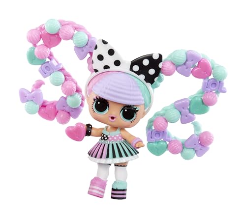 L.O.L. Surprise! Hair Beads Tots - Bambola da collezione con 60+ perline per capelli - Bambola con perline per capelli con acconciature fai-da-te - Età 4+