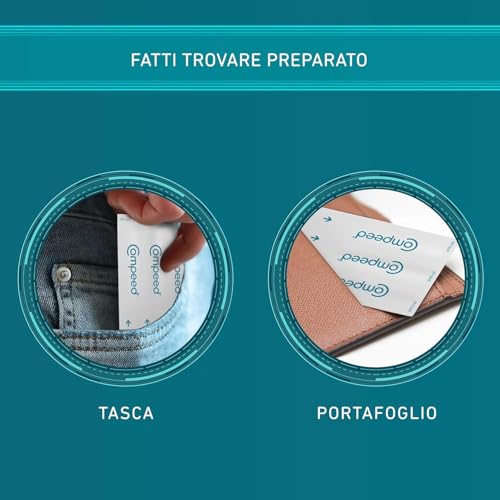 COMPEED Extreme, Cerotti per vesciche. Lunga durata e resistenti all'acqua. Ideali per lo sport - Formato medio, 6 Cerotti. Pack 100% plastic free