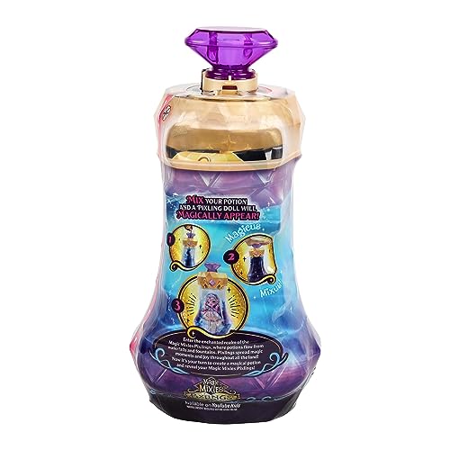 Giochi Preziosi Magic Mixies Pixlings, Bambola Magica con Pergamena, Pozione e Ingredienti, Bambina 3 Anni in Su, Prepara la Pozione per Scoprire la Bambola, Unicorno
