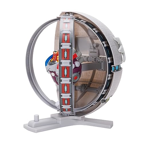 Sonic The Hedgehog Death Egg Playset, Personaggio Articolato 6 cm, Grande Stazione Spaziale, Alta 30 cm, Diventa un Playset da Battaglia, Bambini e Collezionisti