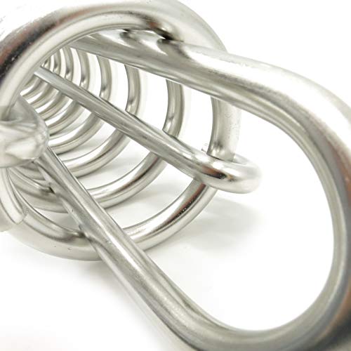 GeBOOTE24 An- & Verkauf 2 ammortizzatori in acciaio inox A2 per barche < 11 m a molla