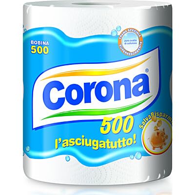 ROTOLONE ASCIUGATUTTO 500 STRAPPI 2 VELI 750GR. BALLETTA 6 BOBINE (6)
