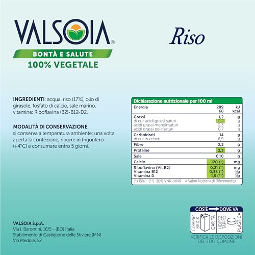 Valsoia - Bevanda Riso