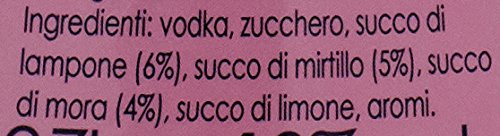 Keglevich Vodka Frutti Di Bosco, confezione da 3 bottiglia da 700 ml