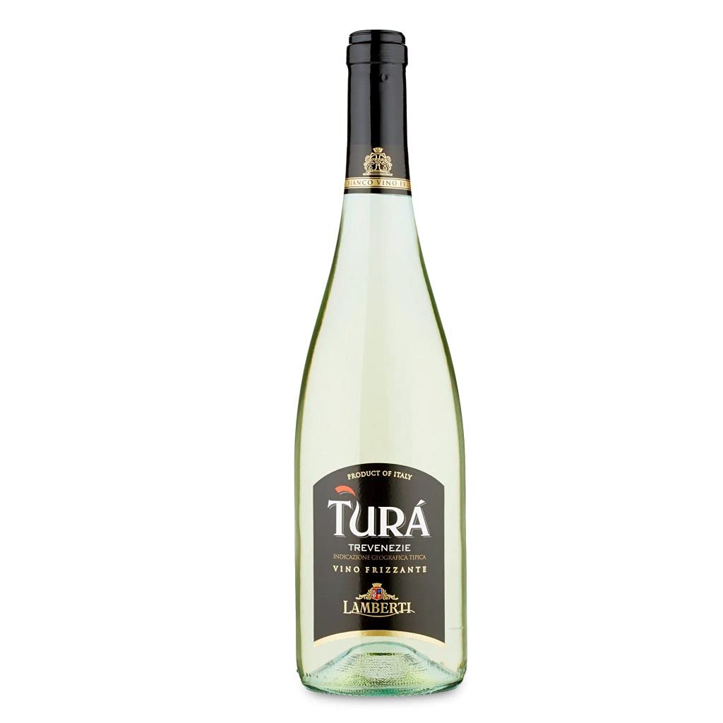 3 Bottiglie di Lamberti Vino Bianco Frizzante IGT, Turá Trevenezie - 750 ml
