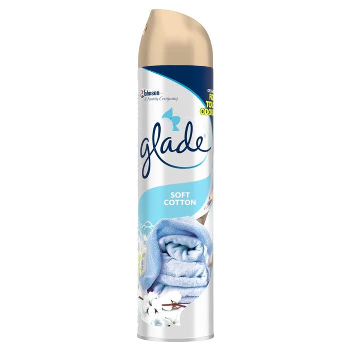 Glade Silver Fresh - Aerosol per bucato, 300 ml, confezione da 12