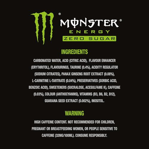 Monster Energy Zero 12 x 500ml
