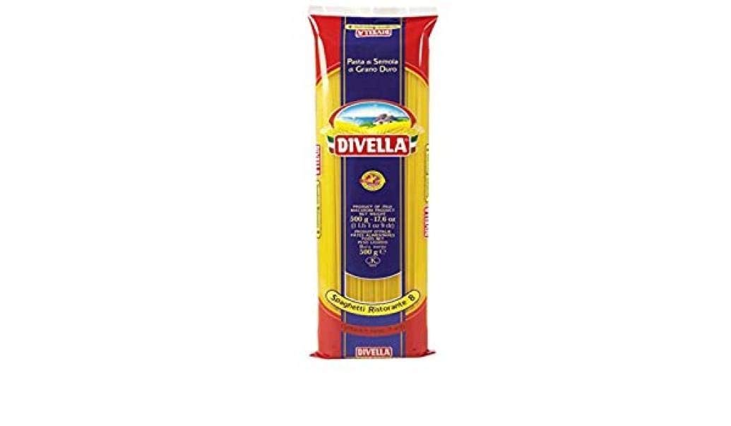 DIVELLA PASTA DI SEMOLA DI GRANO DURO SPAGHETTI RISTORANTE N 8 36X500 GR