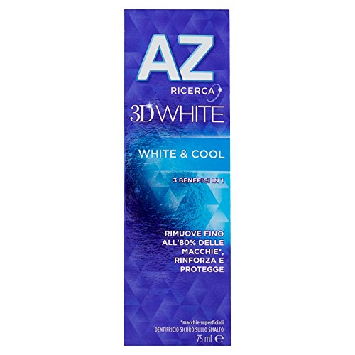 Az Ricerca - Dentifricio, Denti Più Bianchi Davanti, Dietro E Negli Spazi Visibili Tra I Denti - 75 ml