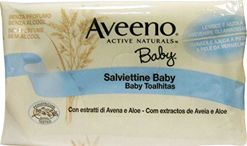6 x AVEENO Baby Salviettine Corpo Detergenti 72 Pz