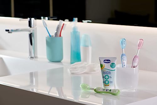 Chicco Spazzolino da Denti per Bambini con Testina Sagomata e Arrotondata