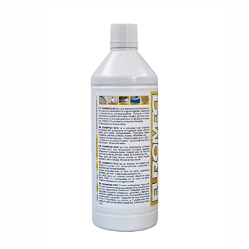 Euromeci Shampoo Eco, Shampoo Ecologico per Imbarcazioni, 1.000 ml