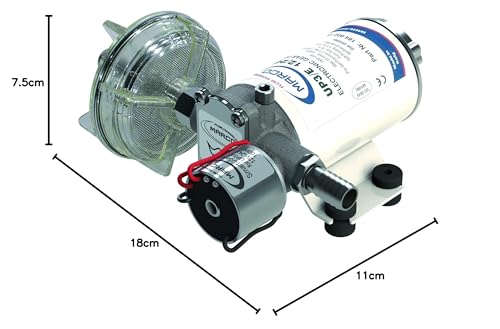 Marco 16460215 UP3/E Elettropompa Autoadescante con Controllo Elettronico, 12-24V Portata 15 litri/min