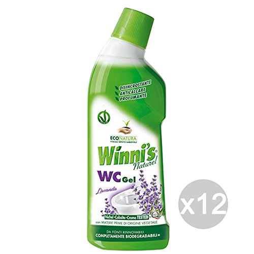 Winni's Gel, detersivo, Lavanda, 12 flaconi da 750 ml