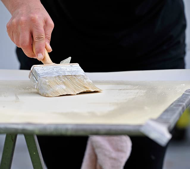 Metylan Saxit, Adesivo Acrilico Beige per Incollaggi di Rivestimenti in Interni, Piastrelle, Perlinature, Mosaici, PVC rigido, Schiuma di PVC, Sughero, Zoccolini e Battiscopa, Secchio da 4Kg