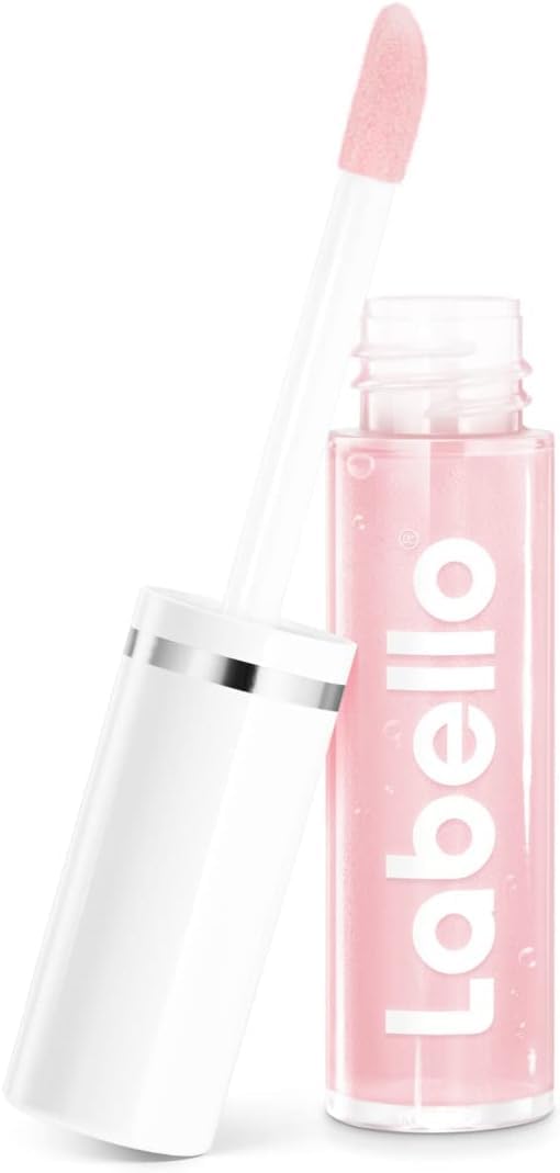 Labello Lip Oil Effetto Glossy – Glossy Shine 5.5 ml, Lucidalabbra volumizzante e idratante, Olio labbra con oli di origine 100% naturale, Lip gloss per labbra morbide e luminose