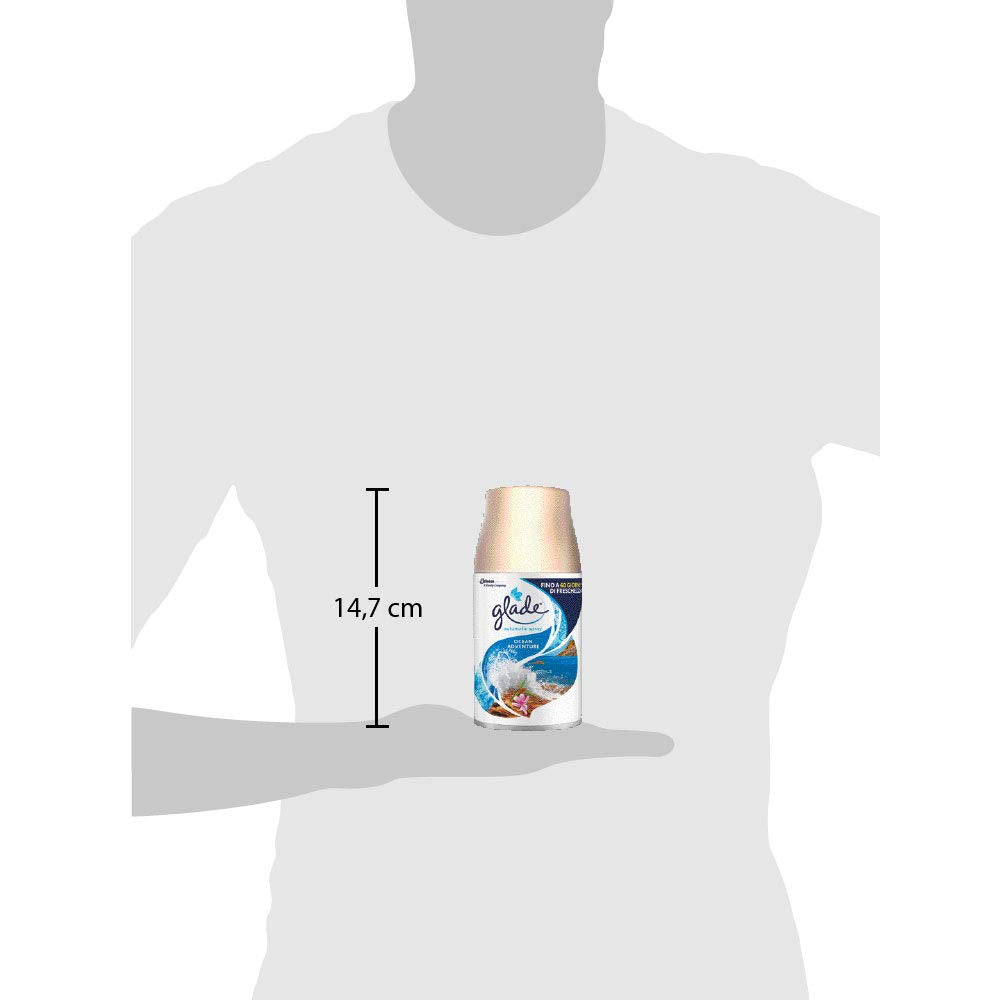 Glade Automatic Spray Ricarica, Fragranza Ocean Adventure, Confezione da 1 x 269 ml