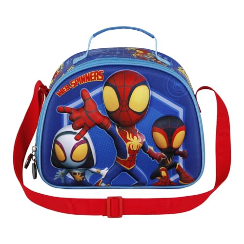 Marvel Spiderman-Borsa per il Pranzo 3D, 25.5 x 20 cm