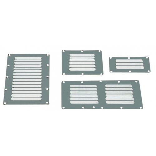 Ventilazione latta kieme Ventola metallo 230 X 127 mm Niro
