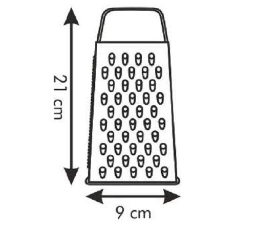 Tescoma Handy Grattugia 4 Lati, Acciaio Inossidabile