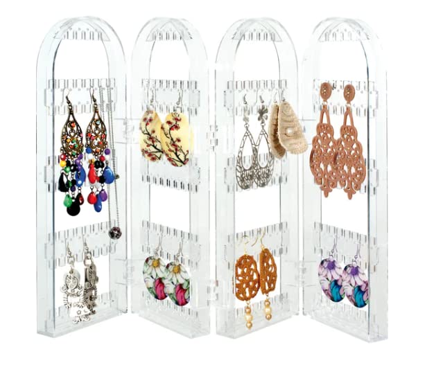 Pannello portagioie richiudibile 4 ante