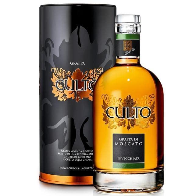 CULTO GRAPPA DI MOSCATO INVECCHIATA 70 CL IN ASTUCCIO