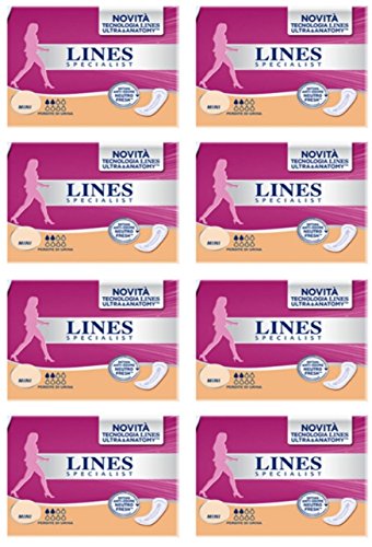 144 Assorbenti Lines Specialist Mini Donna per perdite di urina offerta in stock