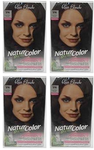 4 X NATUR COLOR RENEE BLANCHE COLORAZIONE 3N Castano Scuro Tintura per Donna