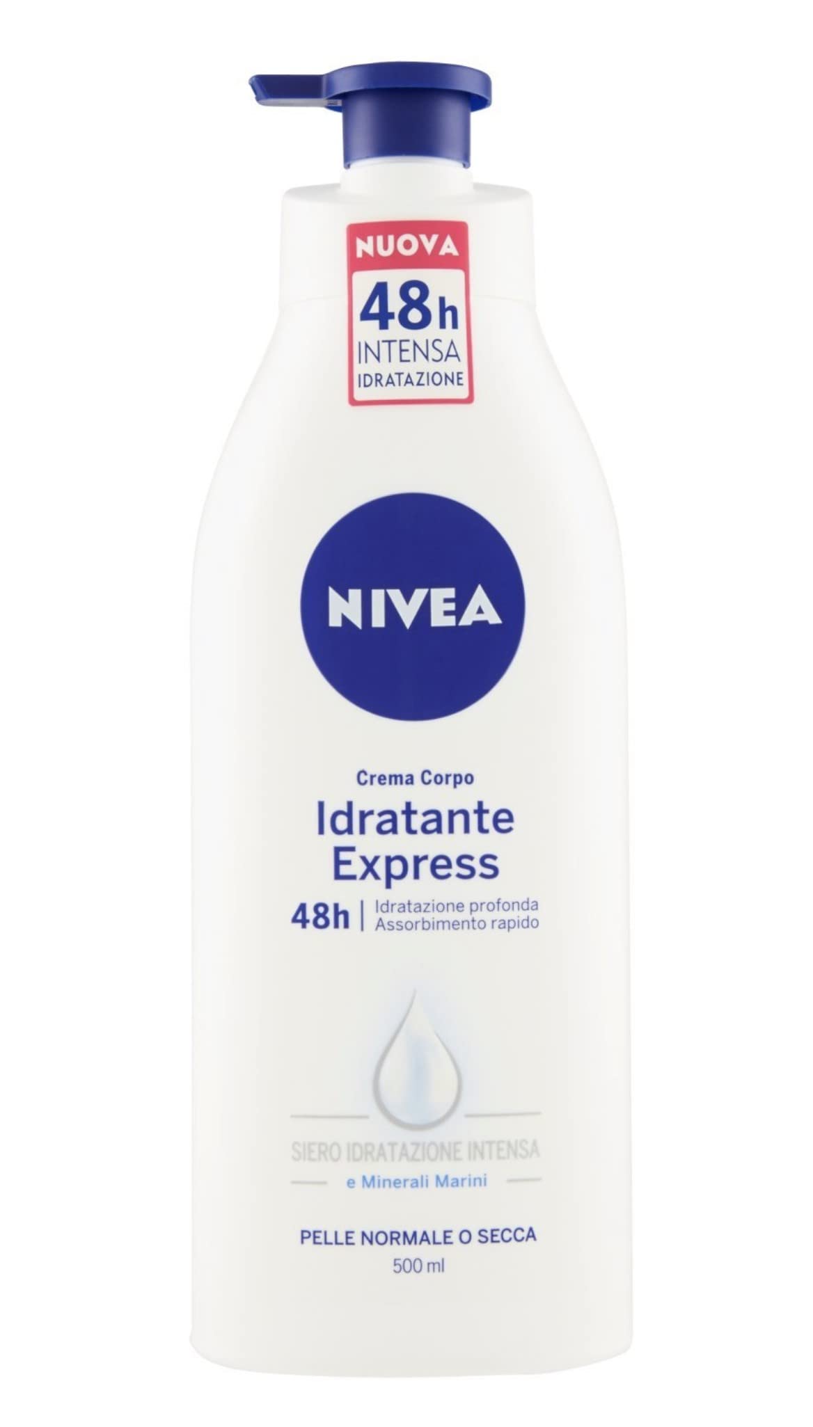 12 x NIVEA Crema Corpo Fluida Idratante 500 Ml