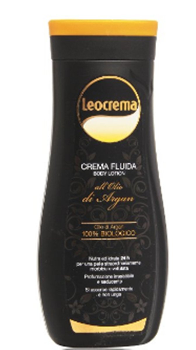 12 x LEOCREMA Crema Corpo Fluida All'Olio Di Argan 400 Ml
