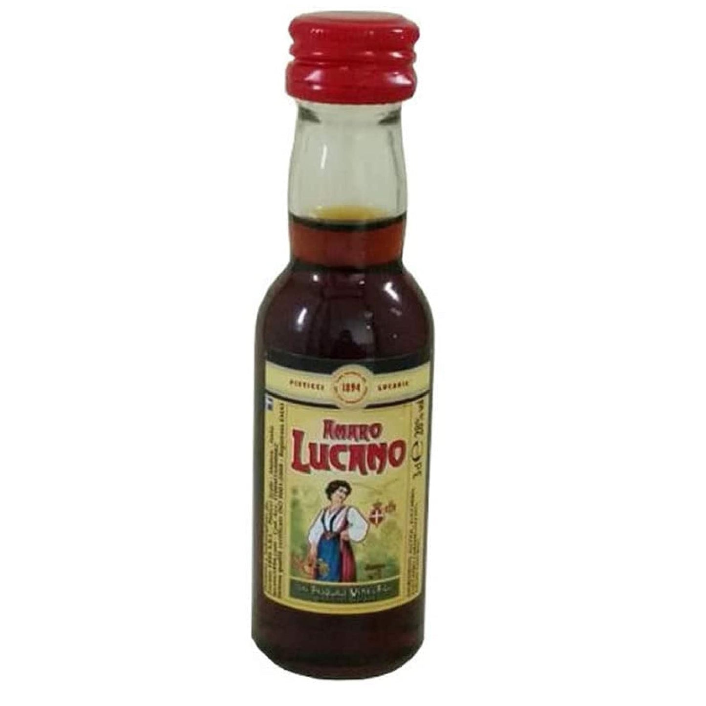 Multipack da 20 Confezioni di Amaro Lucano Mignon da 5 Centilitri Ciascuna