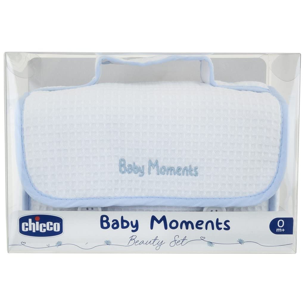 Chicco Baby Moments - Beauty con Maniglia Azzurro Prodotti Igiene e Cura Bambino