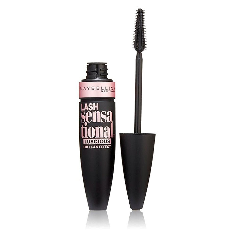 2 x Maybelline Lash Sensational Luscious Mascara Black 9.5ml New